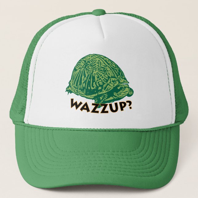 Casquette Wazzup - Chapeau de camion vert (Devant)