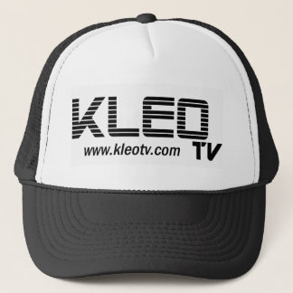 Casquette Web blanc de logo de KLEO TV