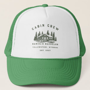 Casquette Week-end de camping personnalisé pour enterrement