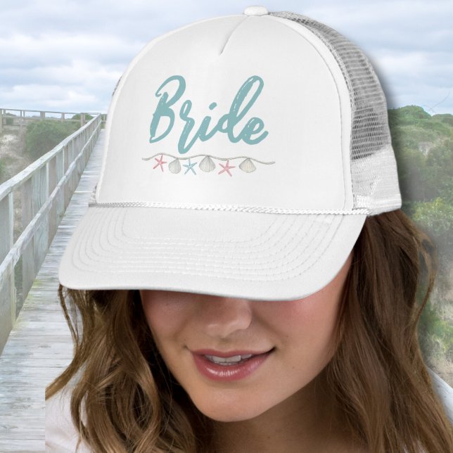 Casquette Week-end de célibataire Vacances à la plage pour l (Beach Bachelorette Bride Trucker Hat)