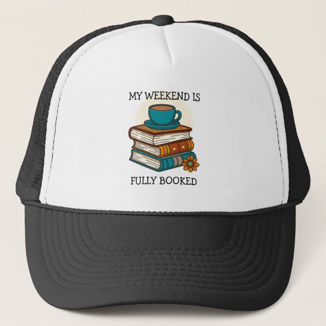 Casquette Week-end Les Amateurs De Livre Entièrement Réservé (Devant)