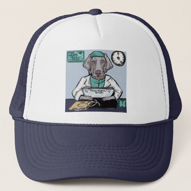 Casquette Weimaraner (Devant)