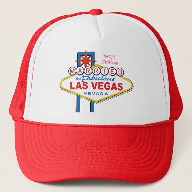 Casquette We're Getting Married in Las Vegas (Devant)