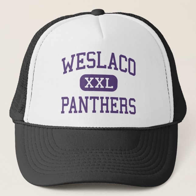 Casquette Weslaco - panthères - lycée - Weslaco le Texas (Devant)