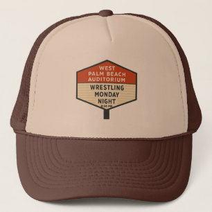 Casquette West Palm Beach Auditorium Lutte Trucker Chapeau
