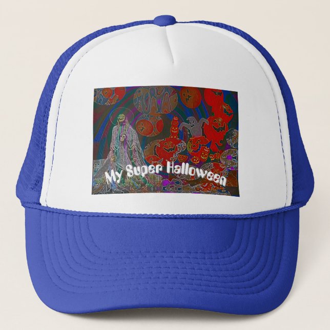 Casquette Whimsical Halloween Dreams (Devant)