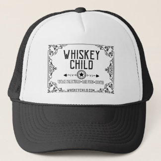 Casquette WHISKEY CHILD - Chapeau de camion avec logo Vintag