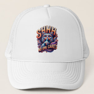 Casquette Whispers Chat Whimsical Shhh Personne Ne S'En Souc