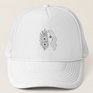Casquette Whispers of Nature - Beauté féminine en fleurs