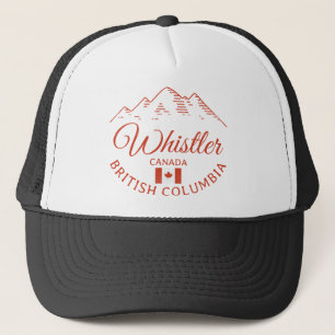 Casquette Whistler BC Canada Mountain Design