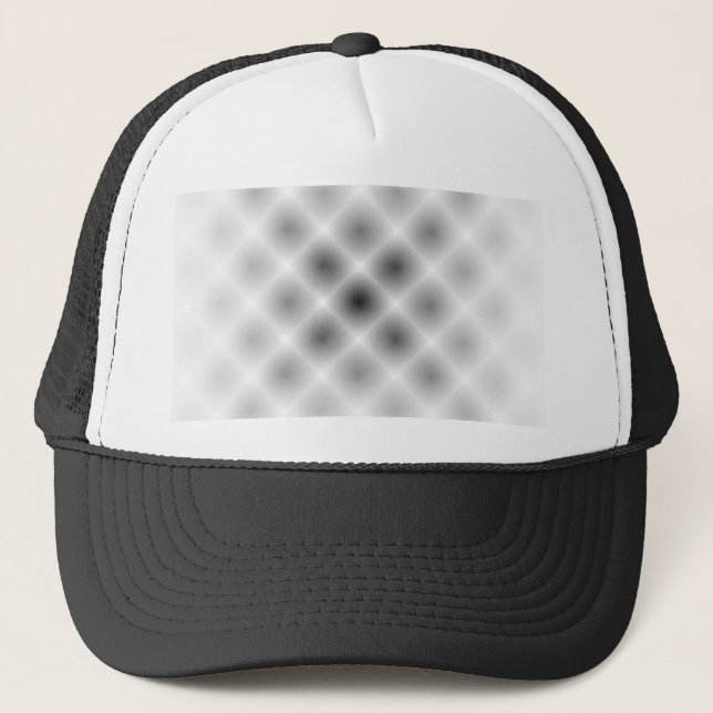 Casquette White Mesh Moire par Kenneth Yoncich (Devant)
