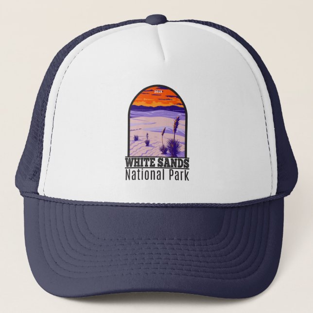 Casquette White Sands National Park Nouveau Mexique Vintage (Devant)