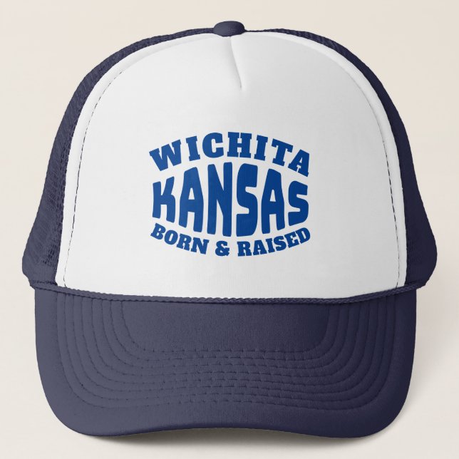 Casquette Wichita Kansas Né et élevé (Devant)