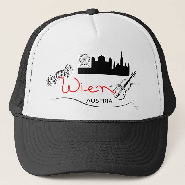 Casquette Wien, Autriche - Österreich (Devant)