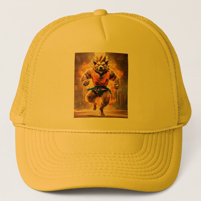 Casquette "Wild Boar Goku : High Tech Fitness Fusion Casquet (Devant)