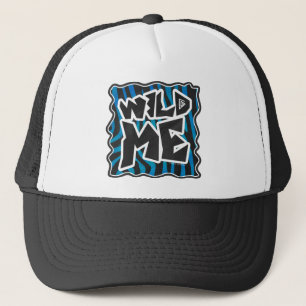 Casquette Wild Me Zebra Noir et Bleu