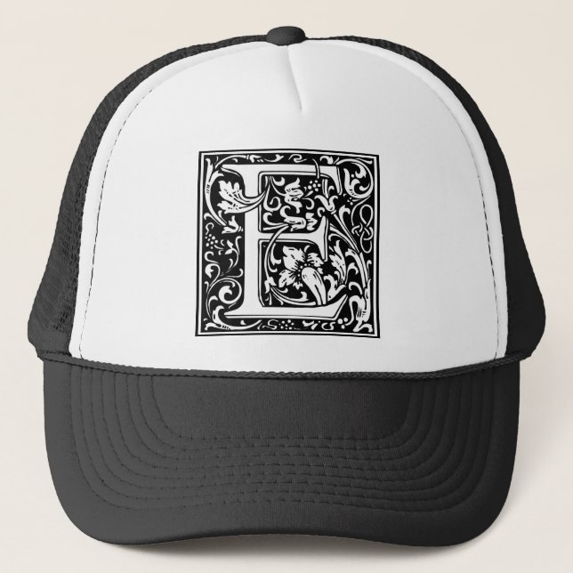 Casquette William Morris Alphabet "E" (Devant)