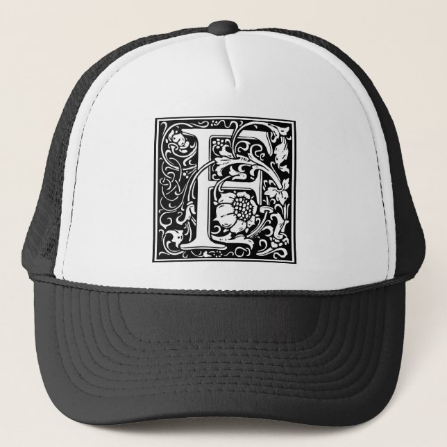 Casquette William Morris Alphabet "F" (Devant)