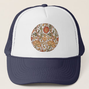 Casquette William Morris Rose Flower Fond d'écran Motif