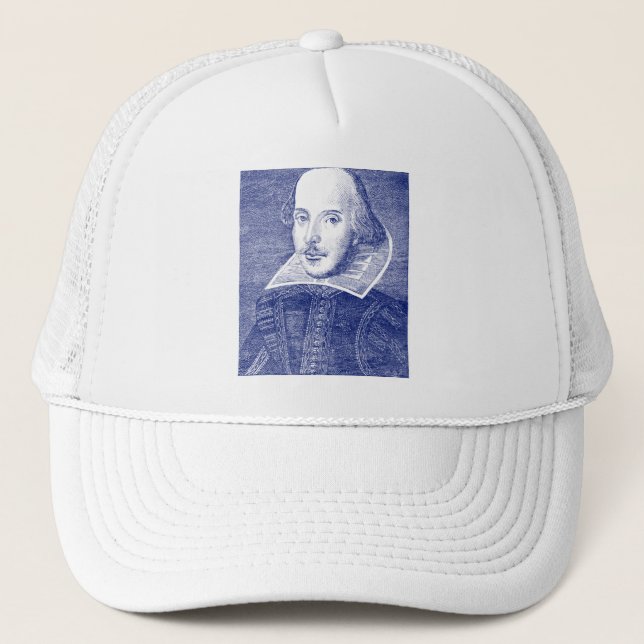 Casquette William Shakespeare Portrait de First Folio (Devant)
