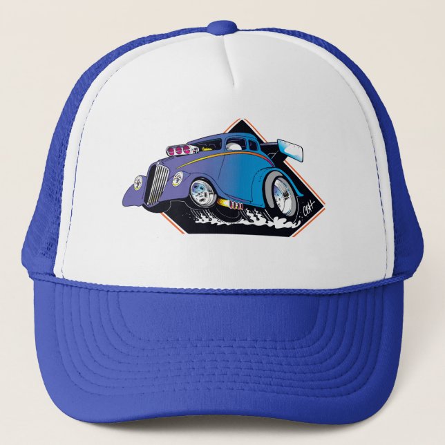 Casquette Willys bleu (Devant)