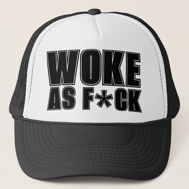 CASQUETTE WOKE AS F*CK (Devant)