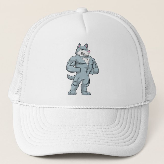 Casquette Wolf comme Bodybuilder extrême (Devant)