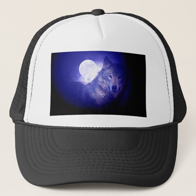 Casquette Wolf & Moon (Devant)