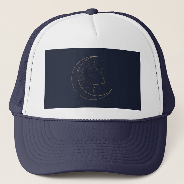 Casquette Woman Line Art Personalized (Devant)