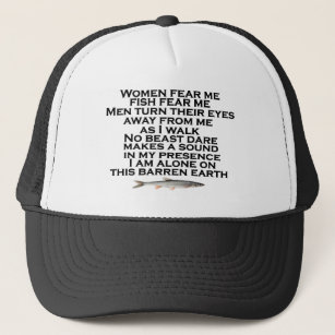 Casquette Women fear Me fish fear me Trucker Hat