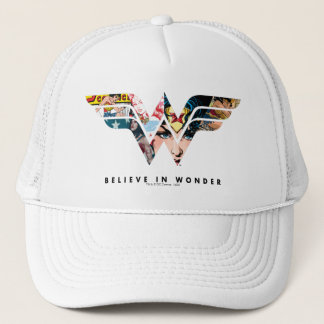 Casquette Wonder Woman "Believe In Wonder" Logo Collage