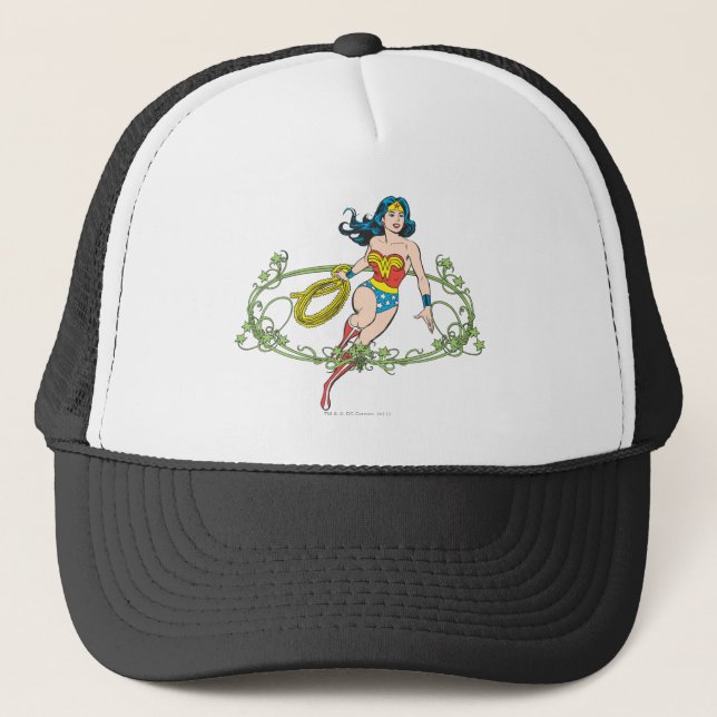 Casquette Wonder Woman Green Vines (Devant)