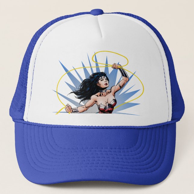 Casquette Wonder Woman & Lasso de la vérité (Devant)