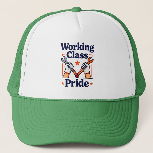 Casquette Working Class Pride Tools and Strength Design (Devant)
