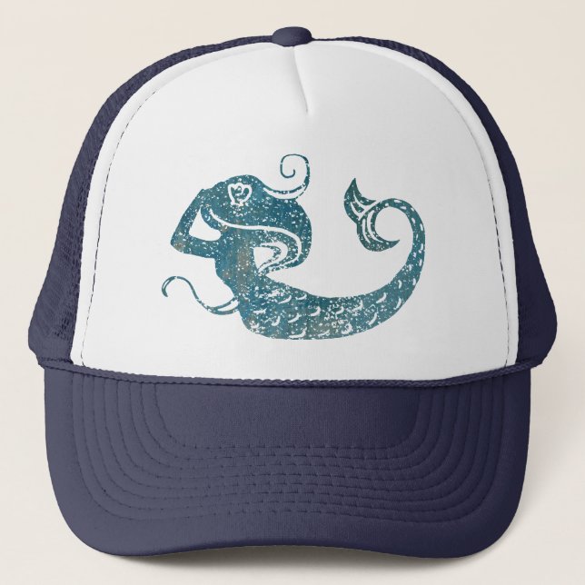 Casquette Worn Mermaid (Devant)