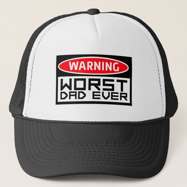 Casquette Worst Dad Ever Funny Sarcastic Father's Day Joke (Devant)