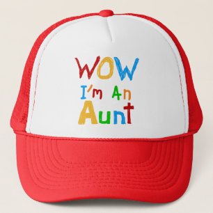 Casquette WOW Je suis une tante T-shirts et cadeaux