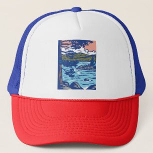 Casquette WPA Art Emerald Bay State Park à South Lake Tahoe