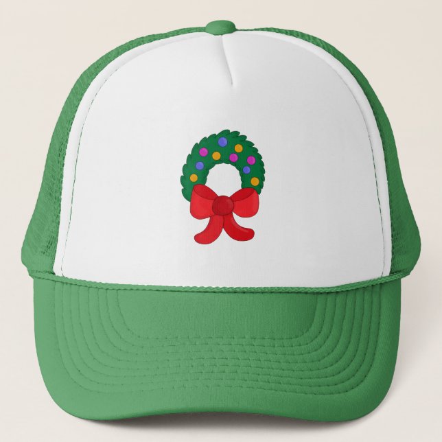Casquette Wreath de Noël (Devant)