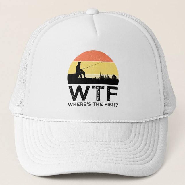 Casquette WTF - Où est le poisson ? (Devant)