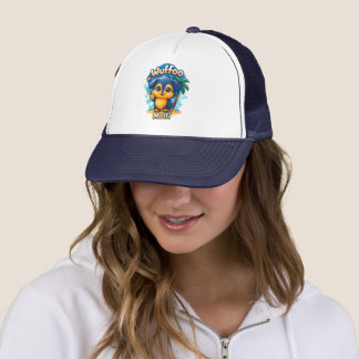 Casquette Wuffoo Molli Mignon Kawaii Chien Île Tropicale