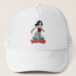 Casquette WW84 Be The Hero Wonder Woman Retro Comic Art