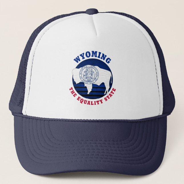 CASQUETTE WYOMOMY EQUALITY STATE FLAG TRUCKER HAT (Devant)