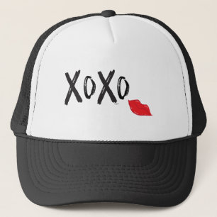 Casquette XoXo-Hugs-Kisses-with-Red-Lips