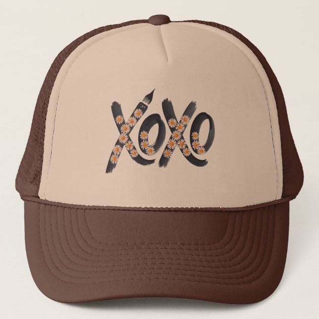Casquette XOXO - Vibes d'amour mignonnes et tendan (Devant)