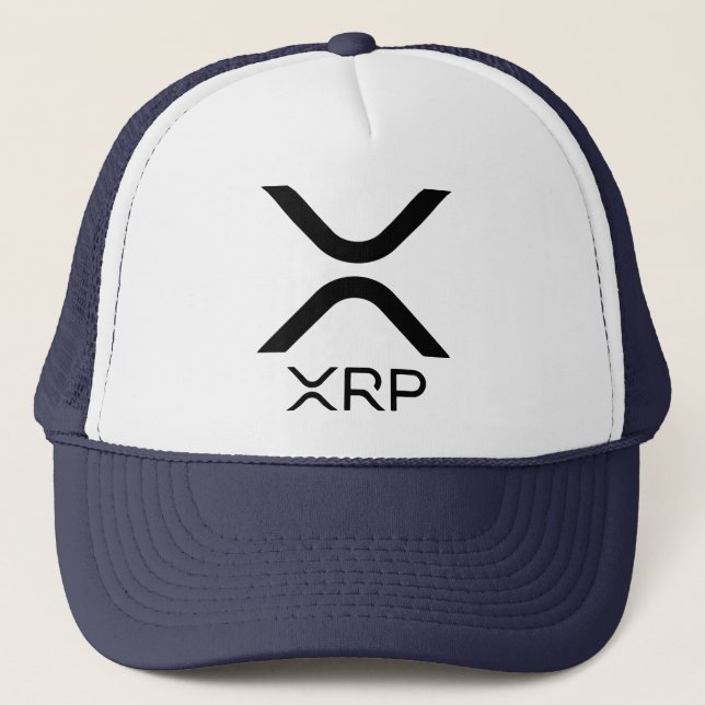 Casquette XRP cryptodevise - XRP (Devant)