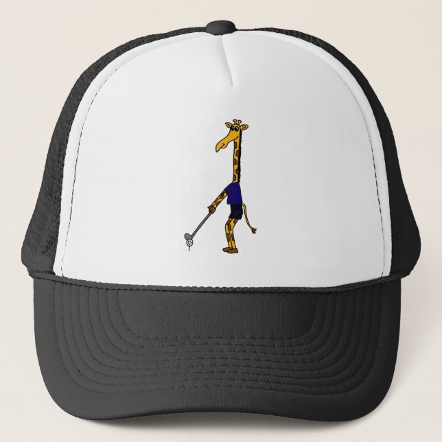 Casquette XX girafe jouant la conception de golf (Devant)