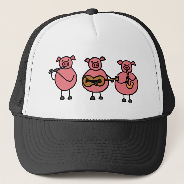 Casquette XX trois petits porcs musicaux (Devant)