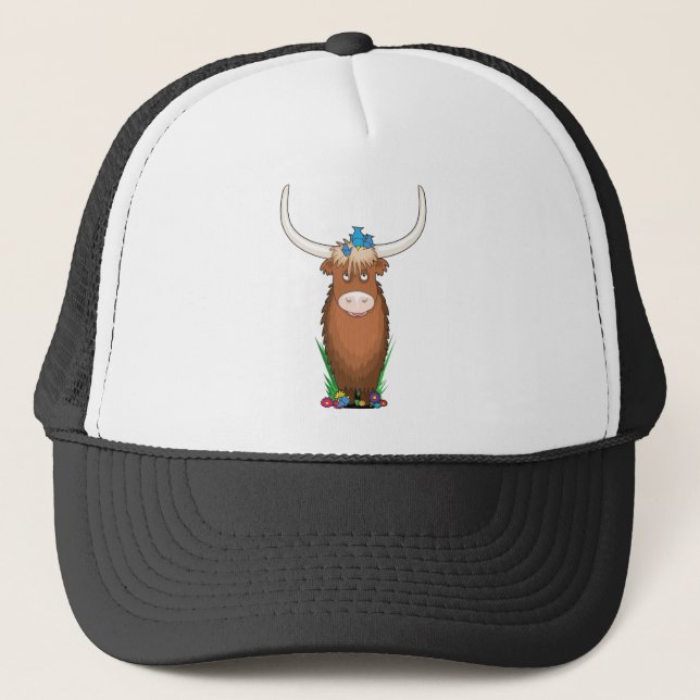 Casquette Yaks animaux d'alphabet (Devant)