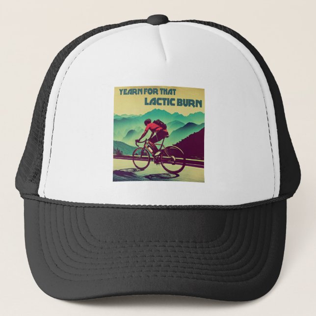 Casquette Yearning Pour Cette Brûlure Lactique Cyclisme (Devant)